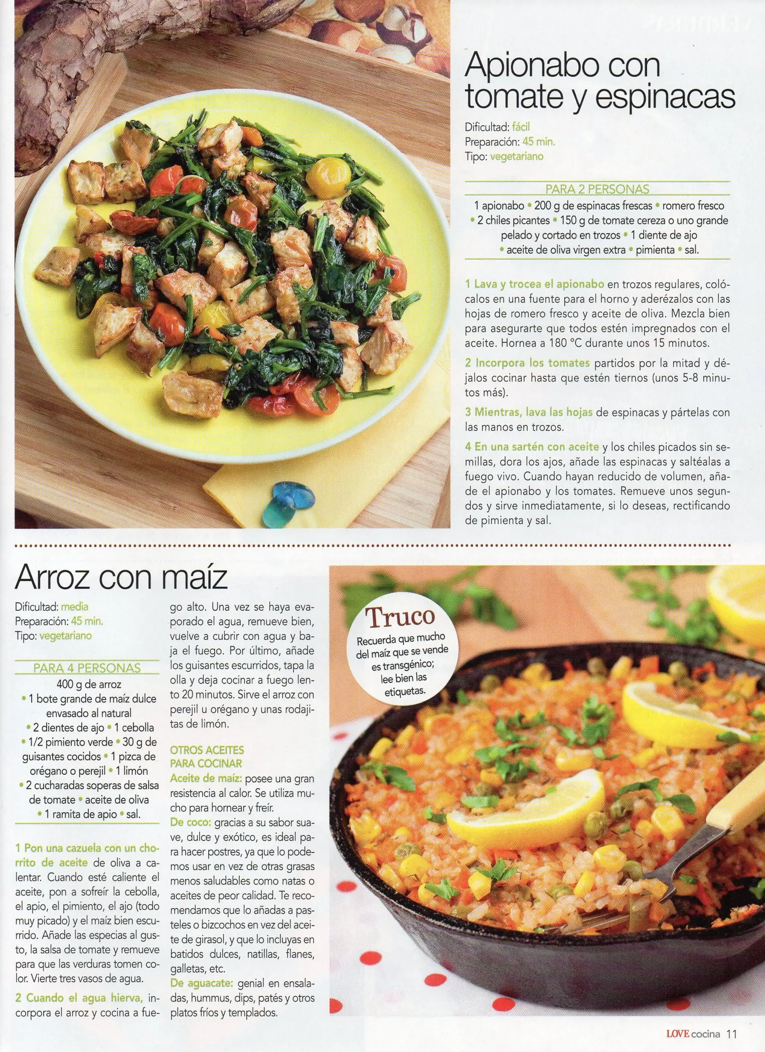 Recetas veganas