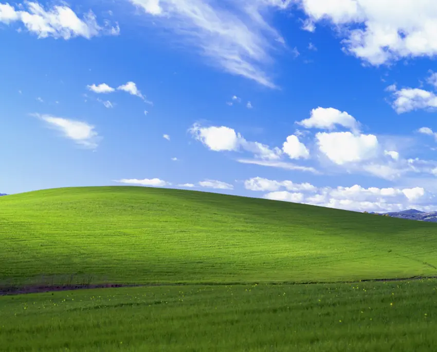 Sabes de donde es el famoso fondo de windows xp?