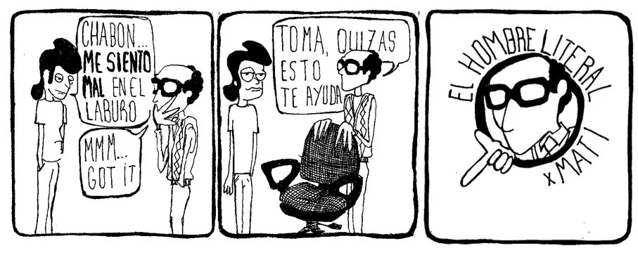(Humor )El hombre literal