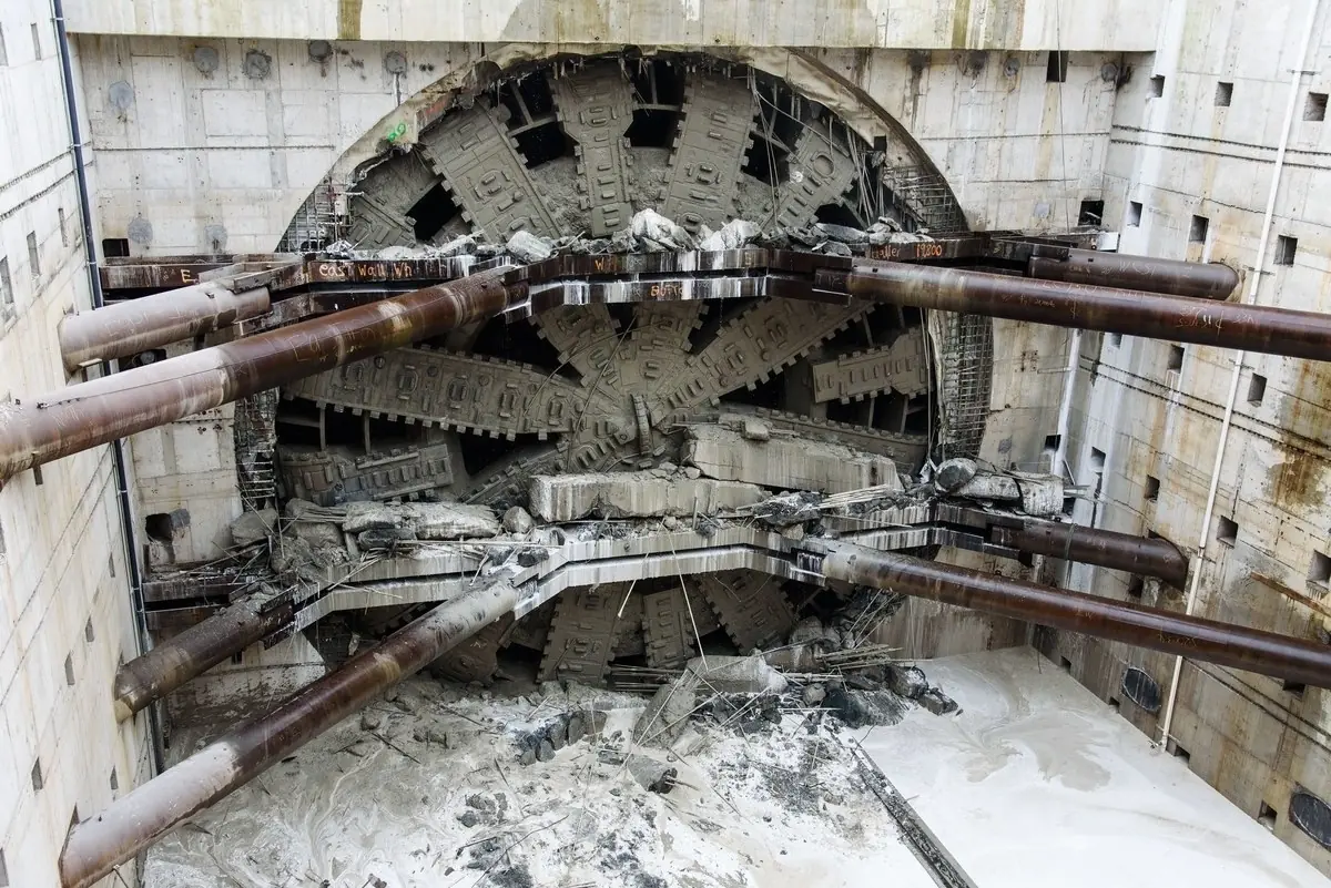 La gigante tuneladora 'Bertha' finalmente ve la luz