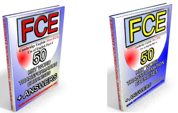 50 Ejercicios "Key Word Transformation" nivel FCE