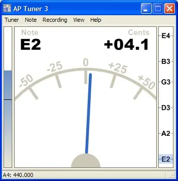 Afina tu guitarra: AP Tuner