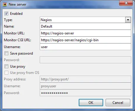 Nagstamon - monitor de estado de Nagios