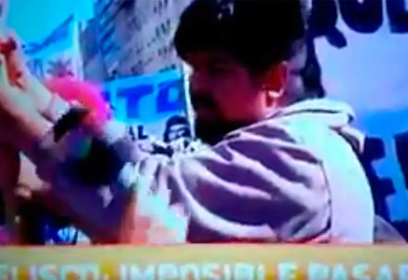 Viral, el piquetero que no sabe por qué corta calles