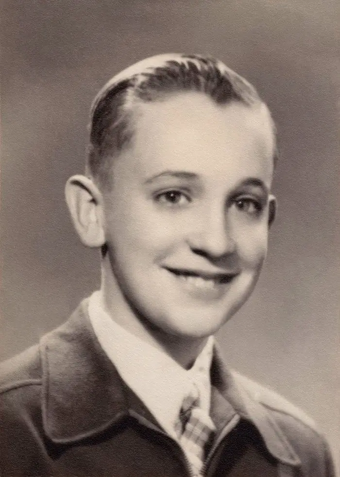 en su juventud