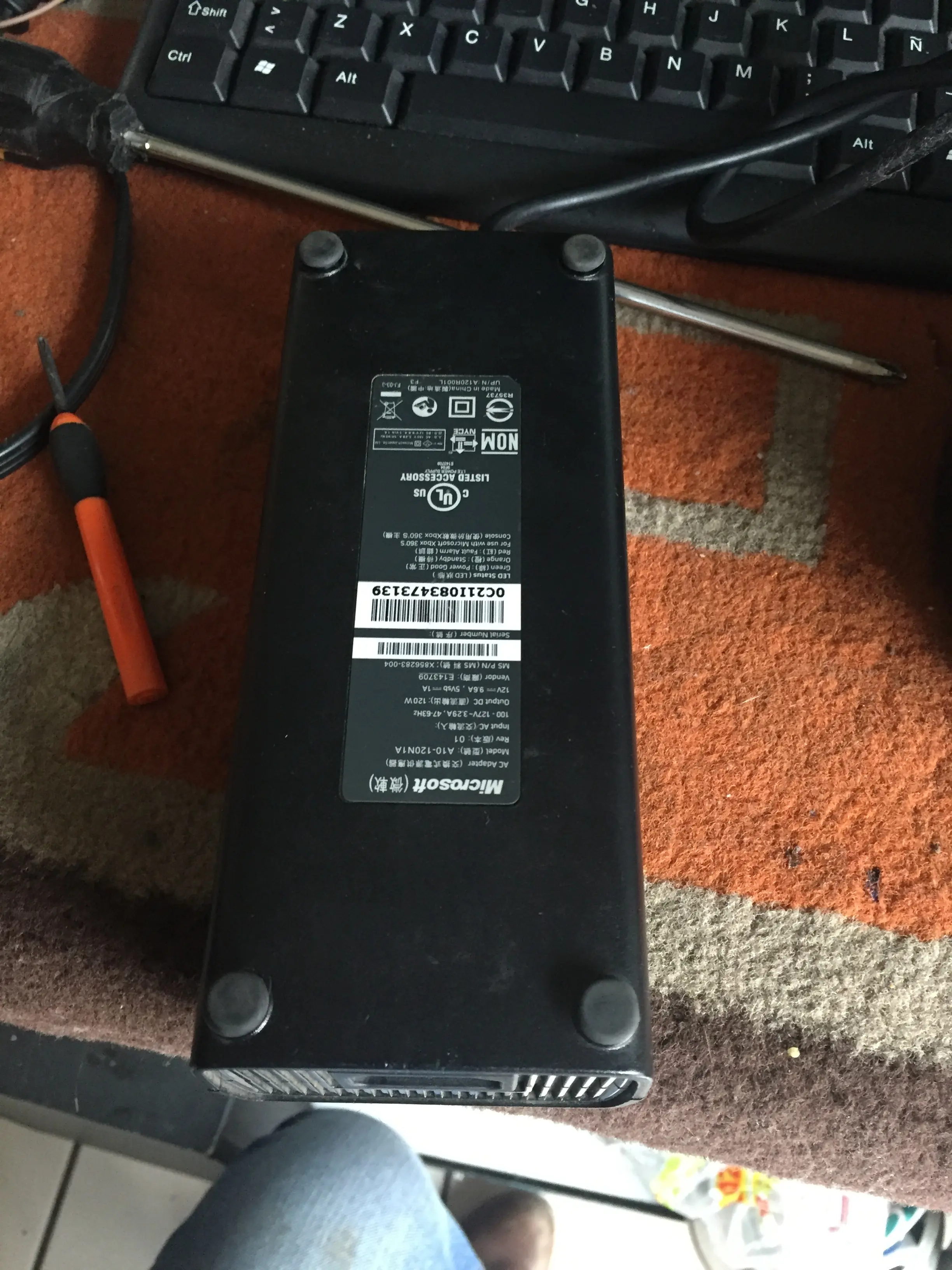 Mantenimiento fuente de poder xbox slim
