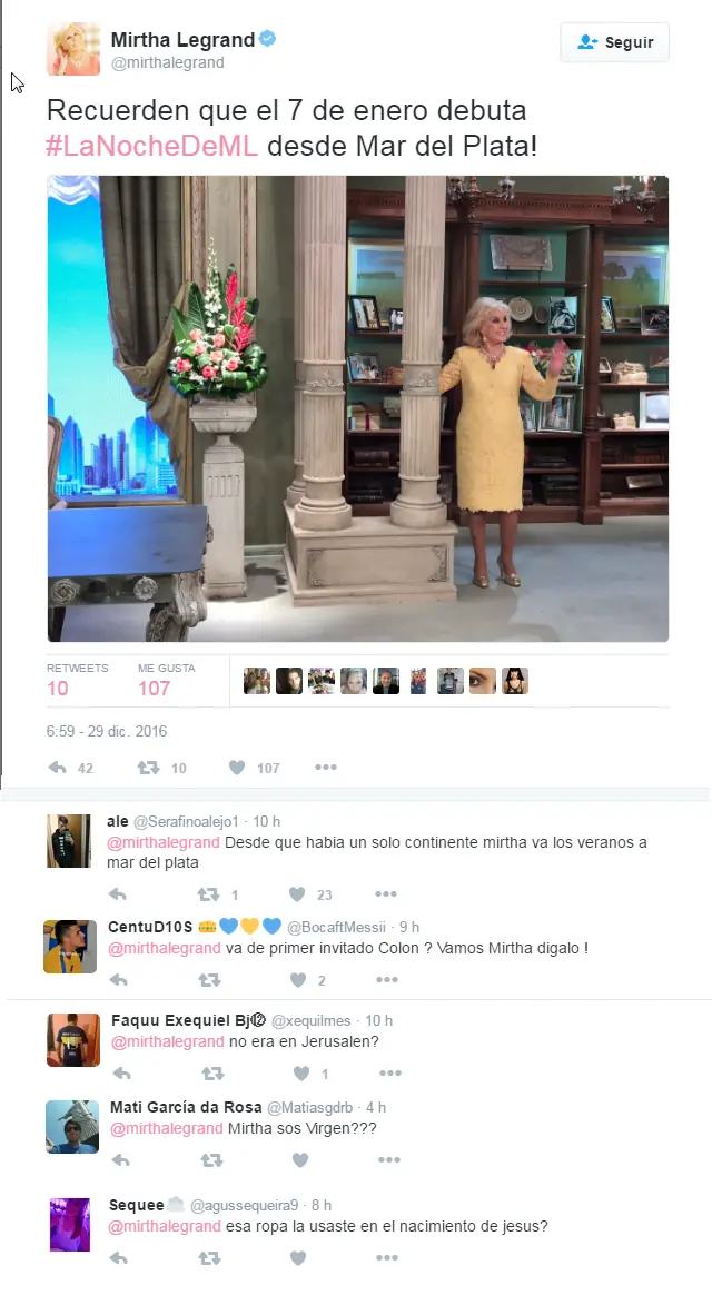 Mirtha Legrand