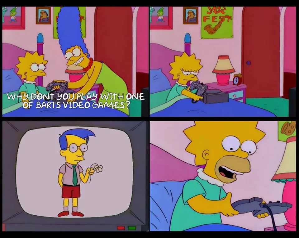Shitposting "lemons" de los Simpson + yapa