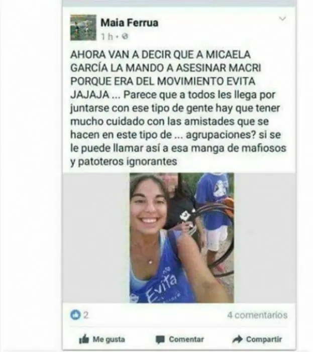 Crimen de Micaela
