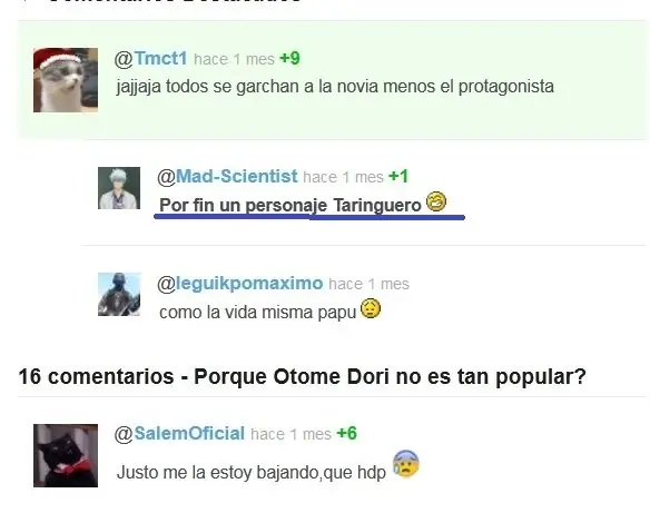 taringuero promedio