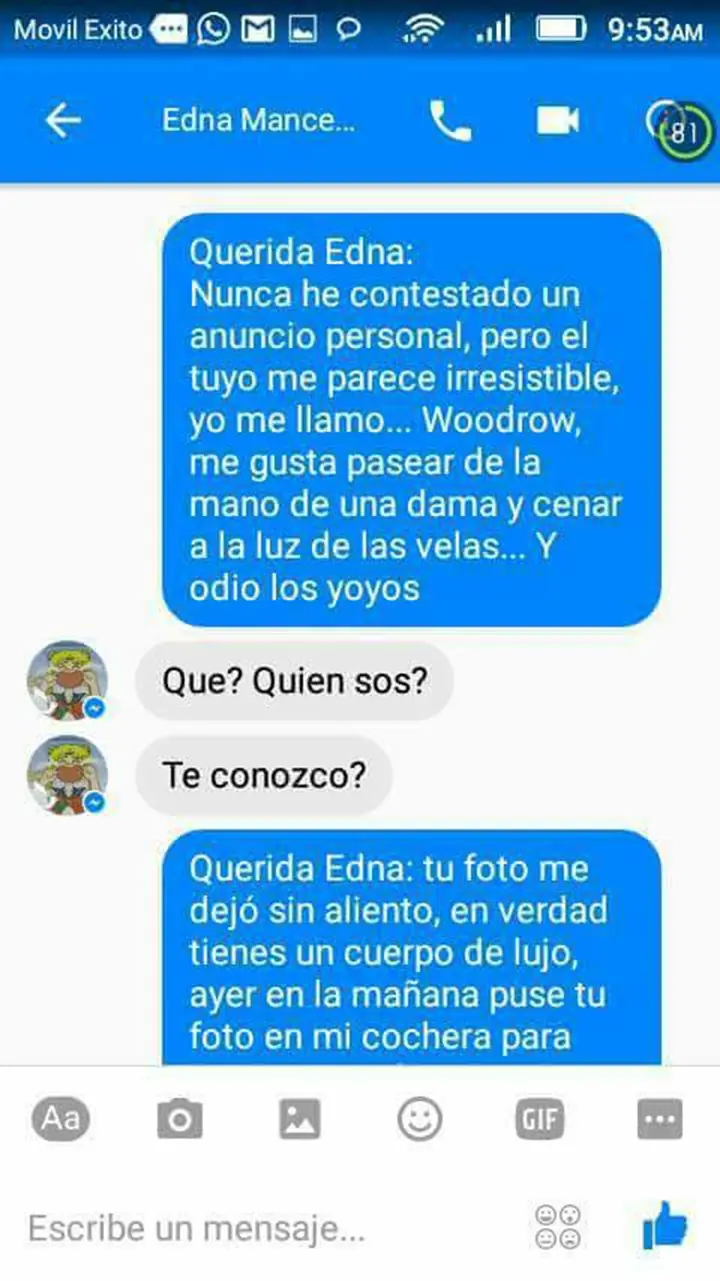 Fanático de Los Simpsons trolleó a una chica llamada Edna