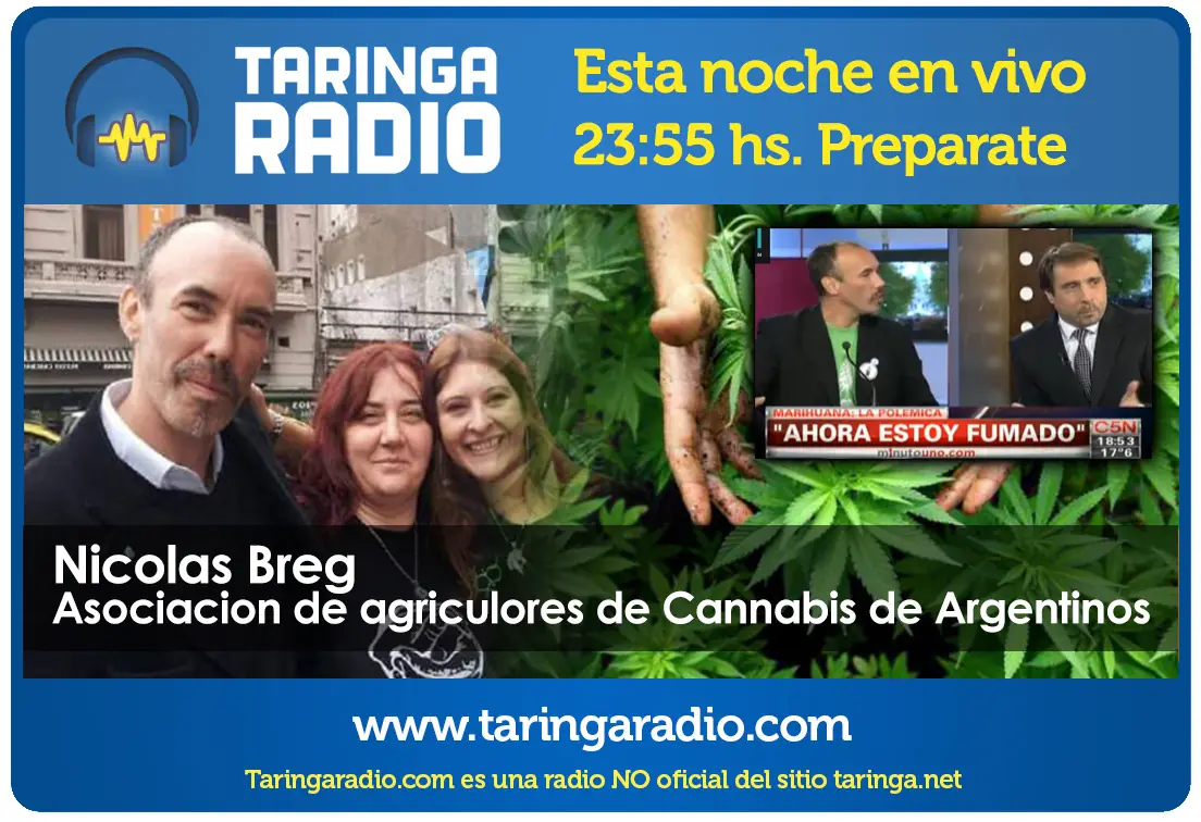 Marihuana: Nicolas Breg debate en T! Radio