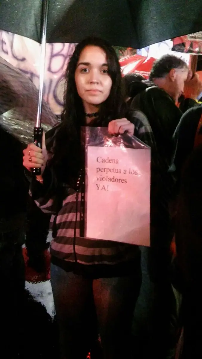 Marcha de #NiUnaMenos en el obelisco