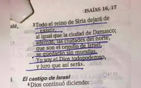 La Biblia predice la guerra en Siria? Isaías 16,17