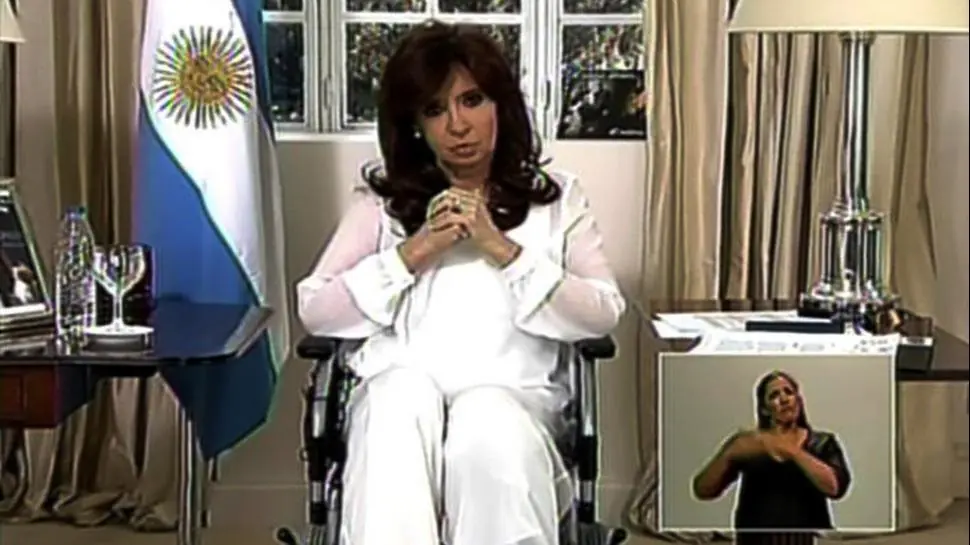 La presidenta no podra hablar durante 48 HS