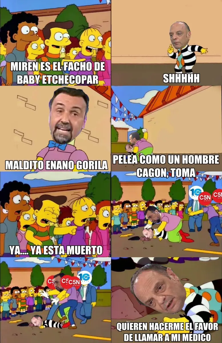 Un meme de navarro vs baby y cosas para rellenar