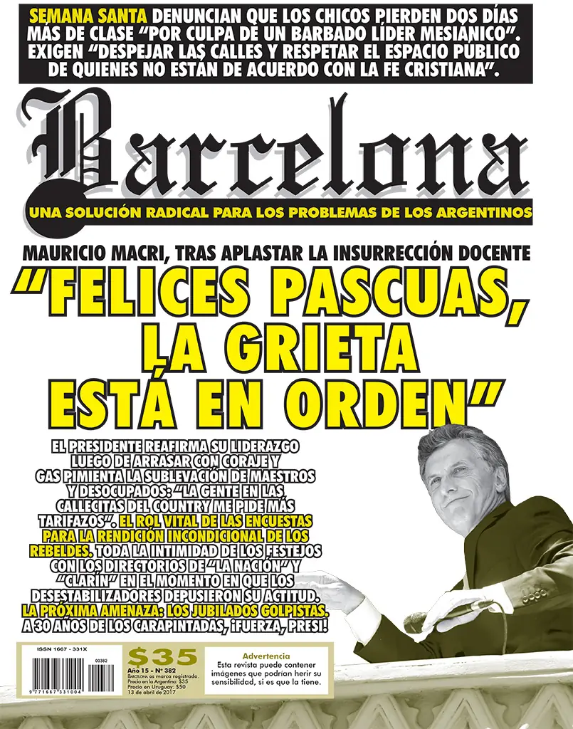 ¡Felices Pascuas! La grieta está en orden!