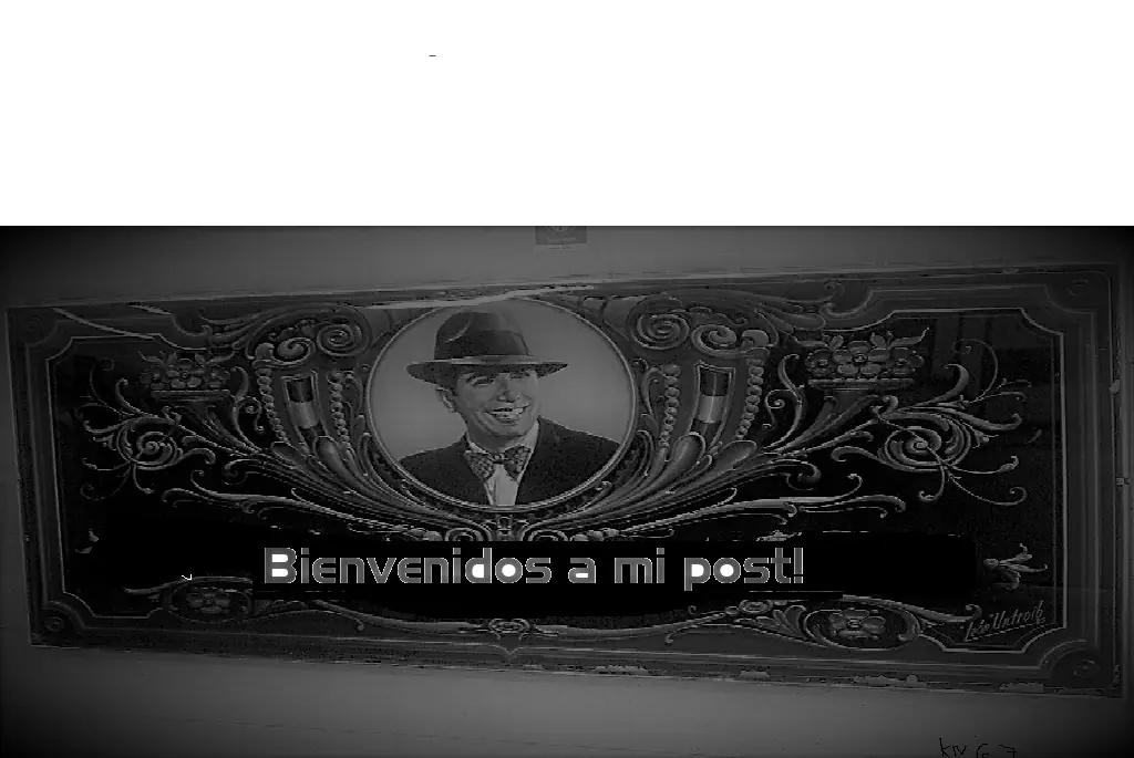 Carlos gardel, yo te re banco