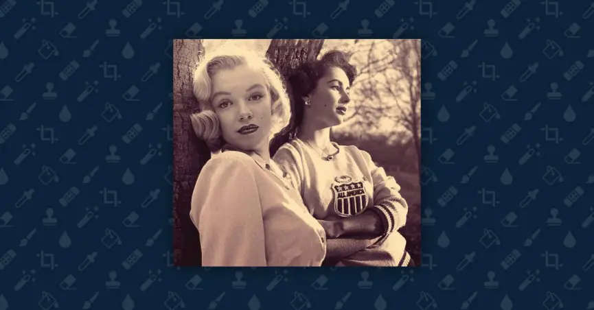 Elizabeth Taylor & Marilyn Monroe