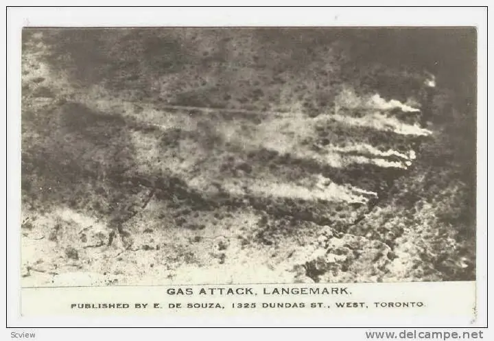 Primer ataque con gas venenoso 22 de abril de 1915