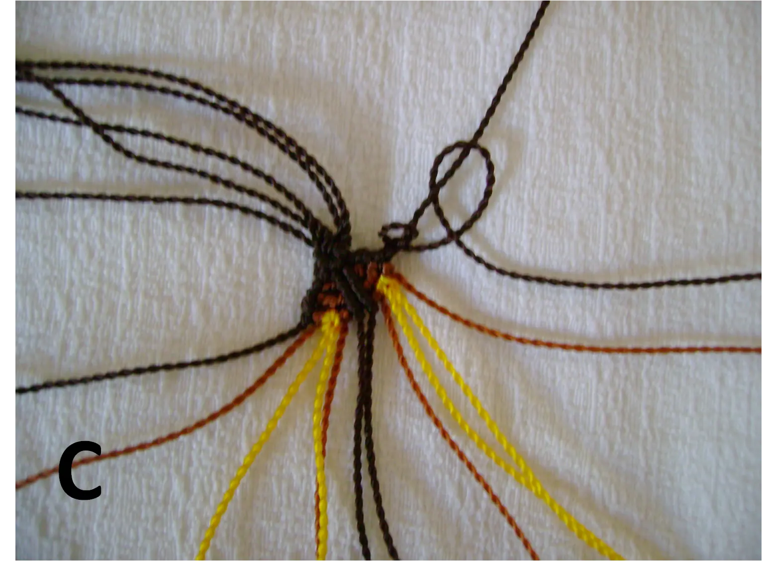 Como hacer una Mariposa en Macrame Como hacer una Mariposa en Macrame