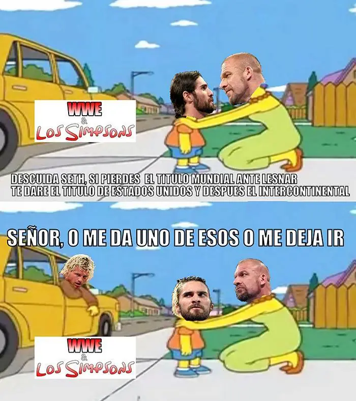 Los 25 mejores Memes de WWE y Los Simpsons