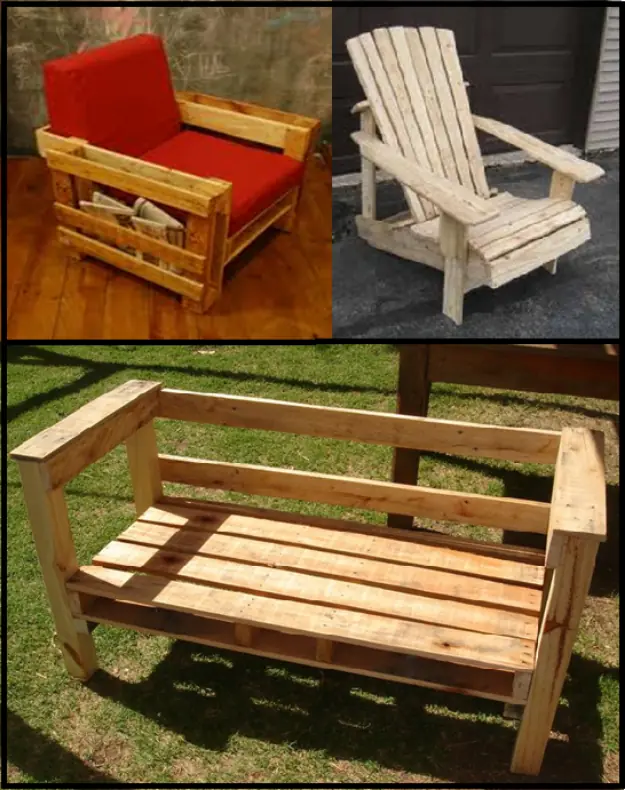 Cómo realizar un sillón con 2 palets.... casi gratis!