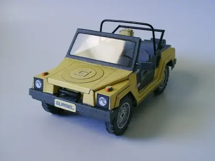 Si te gustan los coches hechos de papel, esto es para ti...