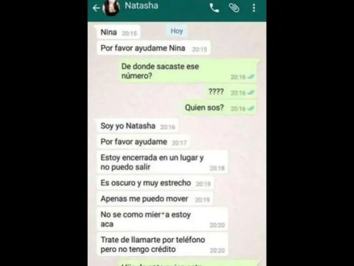 ¡Terror! Esta conversación de Whatsapp no te dejará dormir.