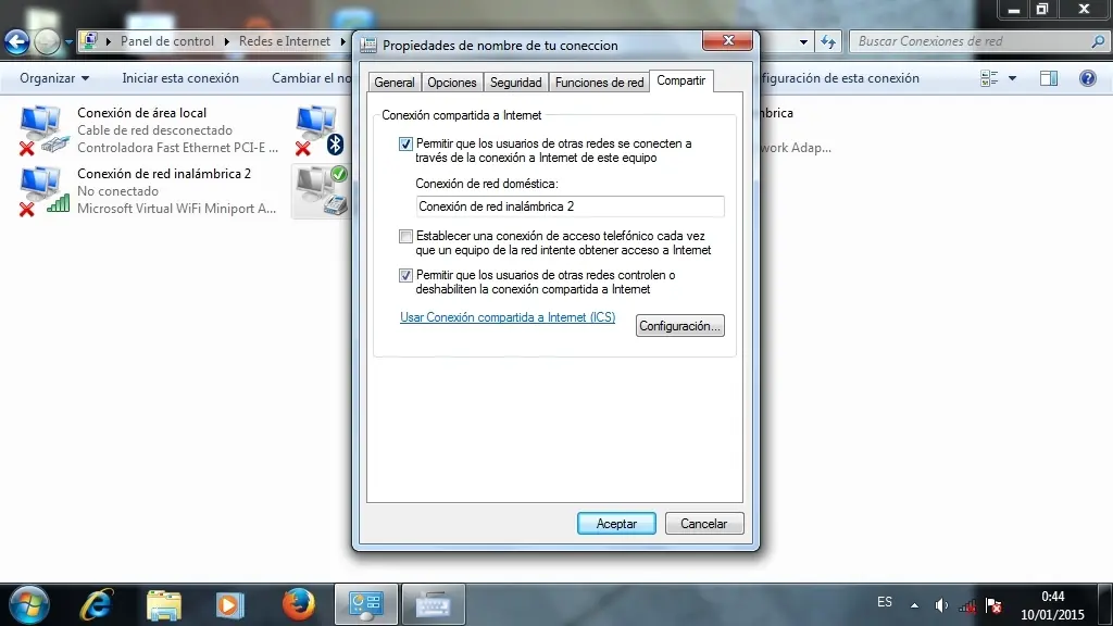compartir wifi