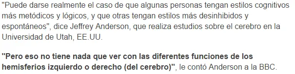 Desmintiendo ''Los 2 hemisferios del cerebro''