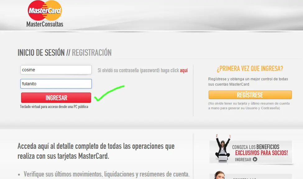 Estafa por mail de "master consultas"