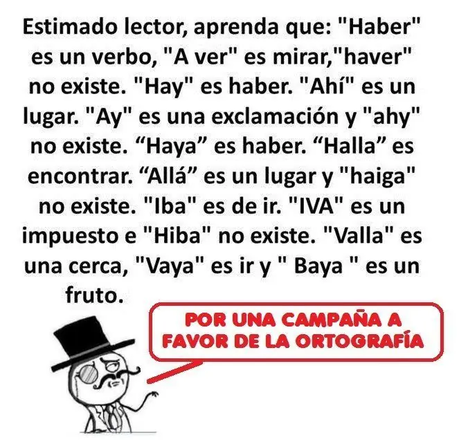 ortografía