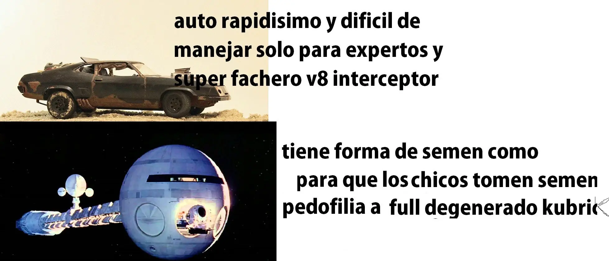 Mad max es mejor que cualquier pelicula de kubrick