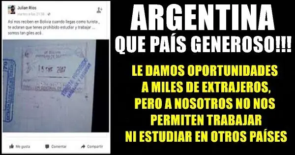 Argentina país generoso o país de boludos?