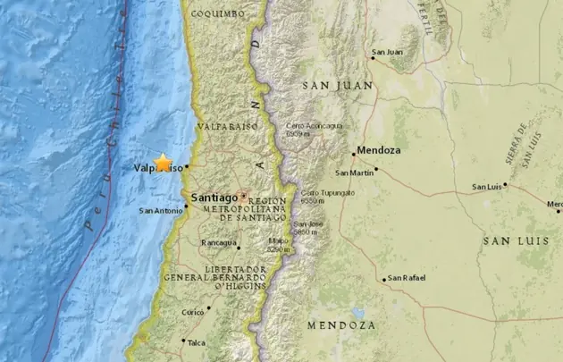 Un potente sismo en Chile sacudió a la región de Cuyo.