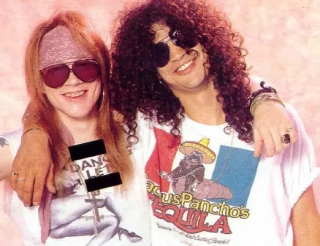 Axl Rose: Slash se orina en los pantalones