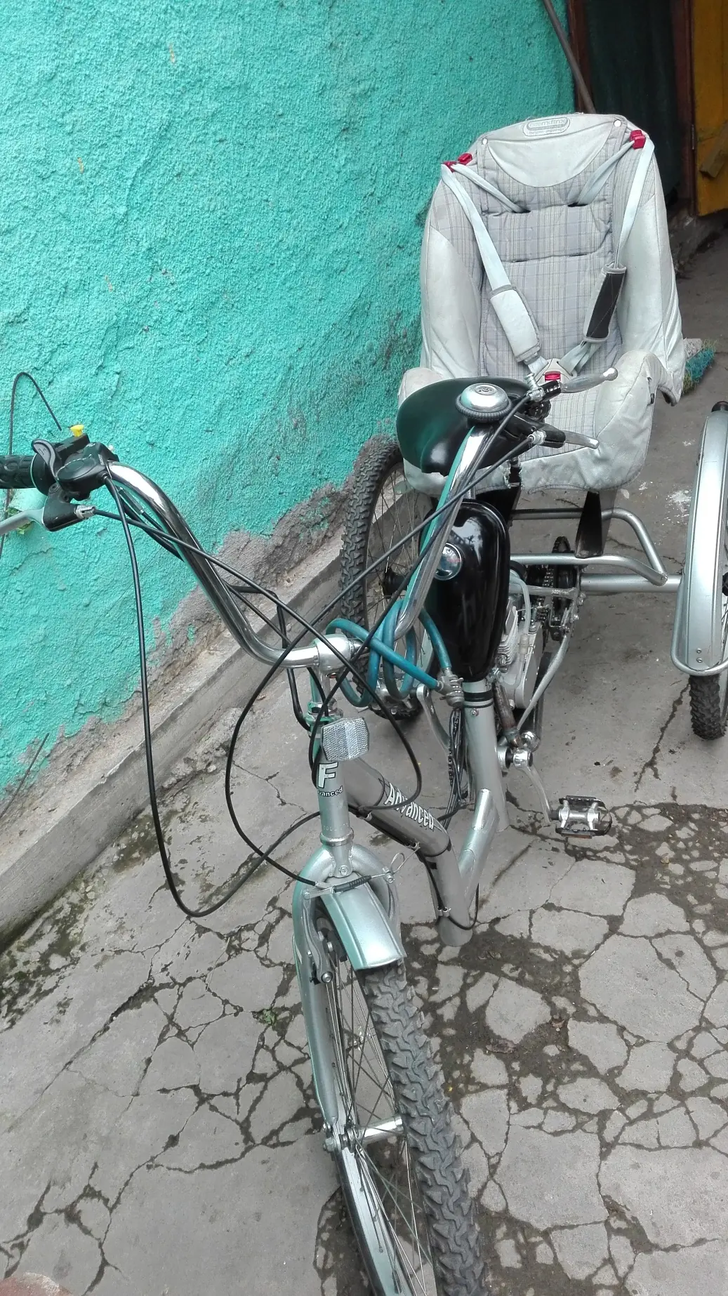 Converti mi tricicleta en triciclo motorizado 2