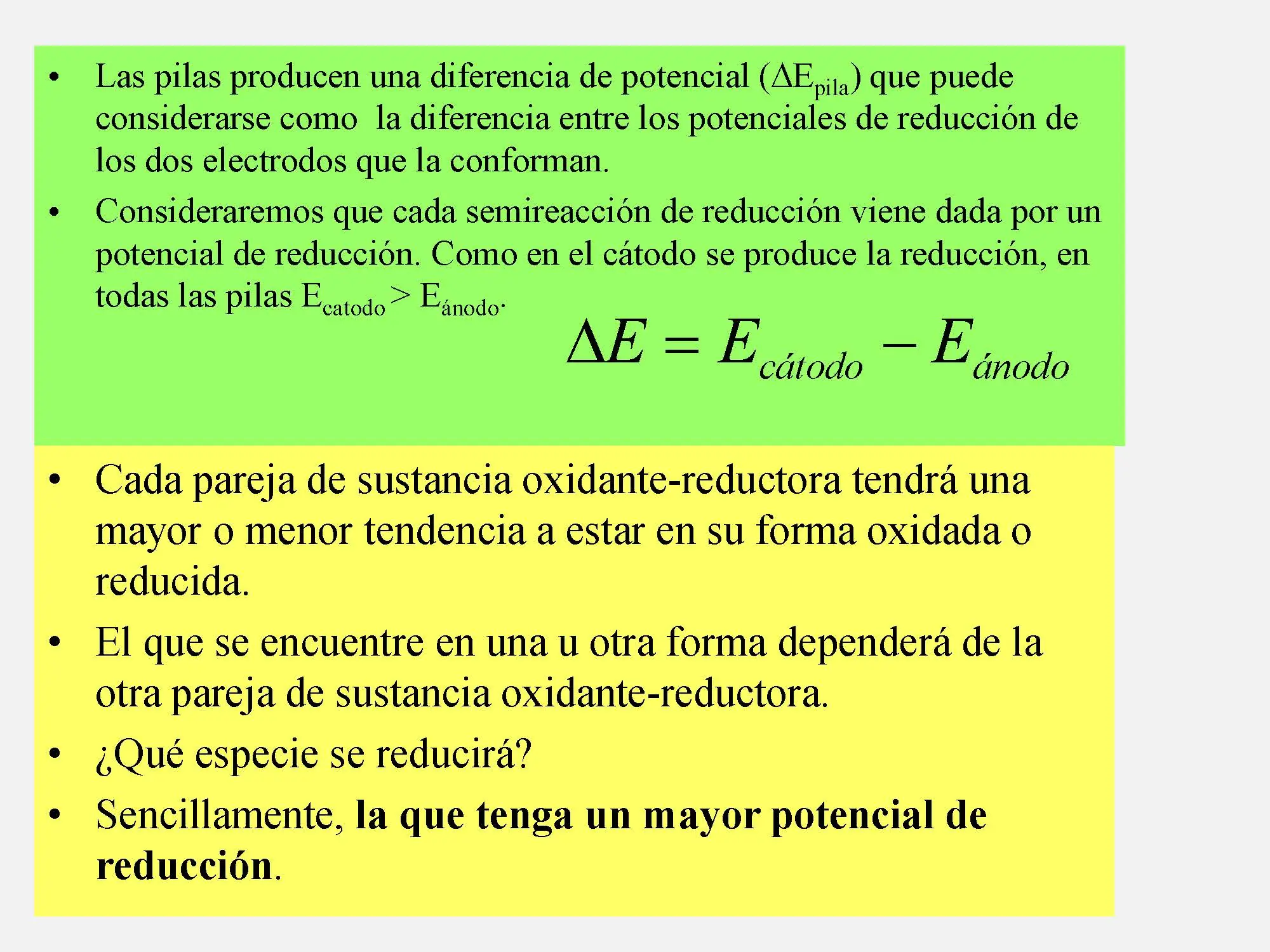 Reducción