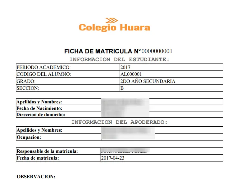 matriculas matriculas