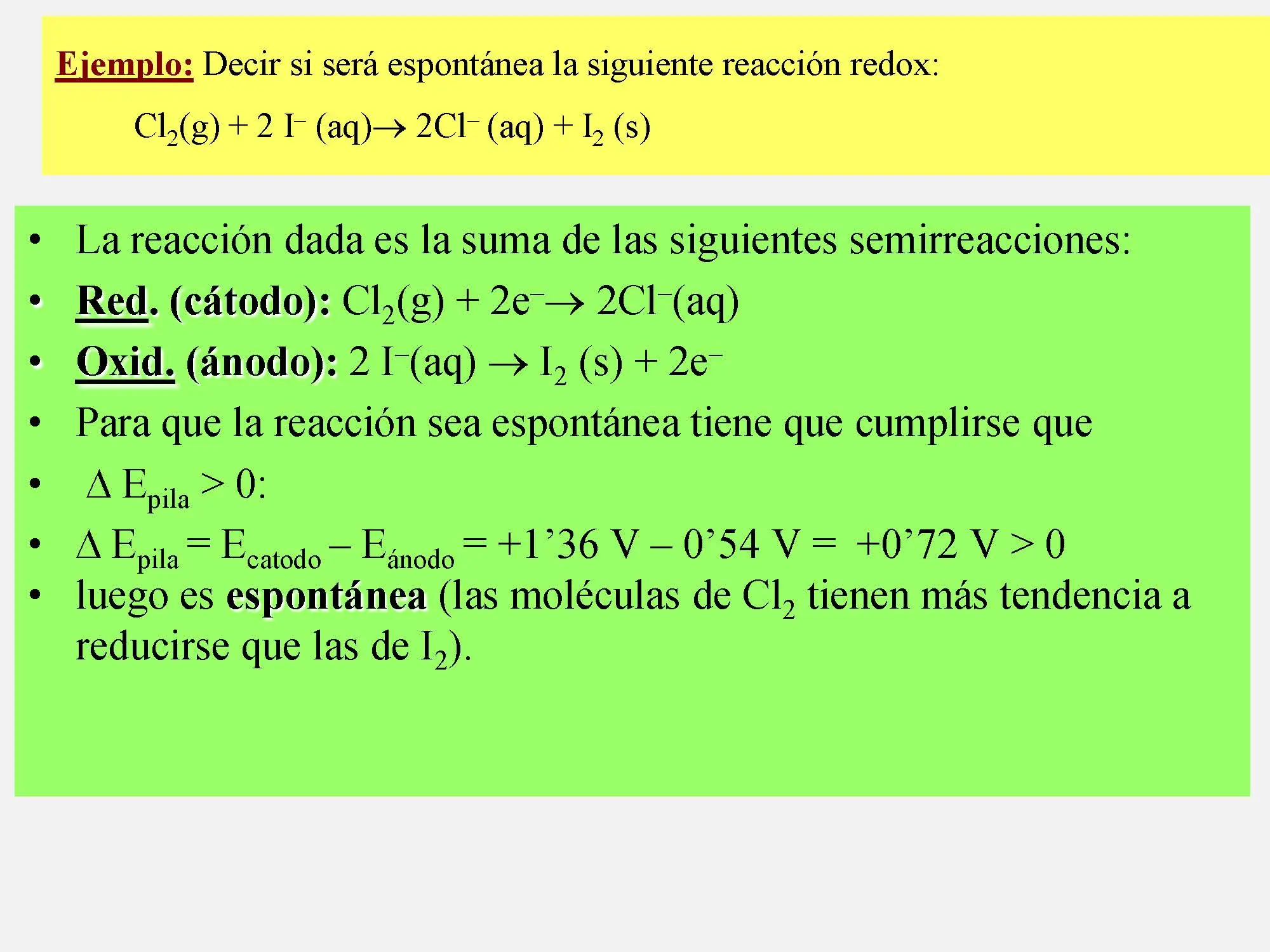 Reducción