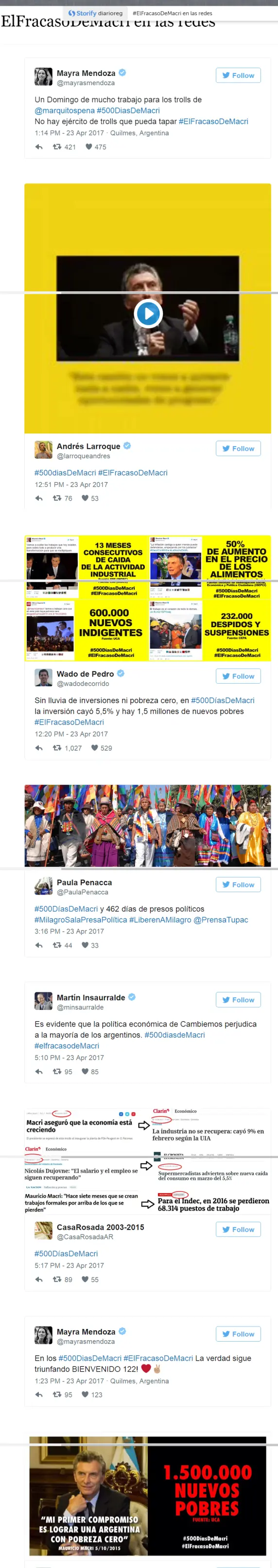 Es tendencia #ElFracasoDeMacri