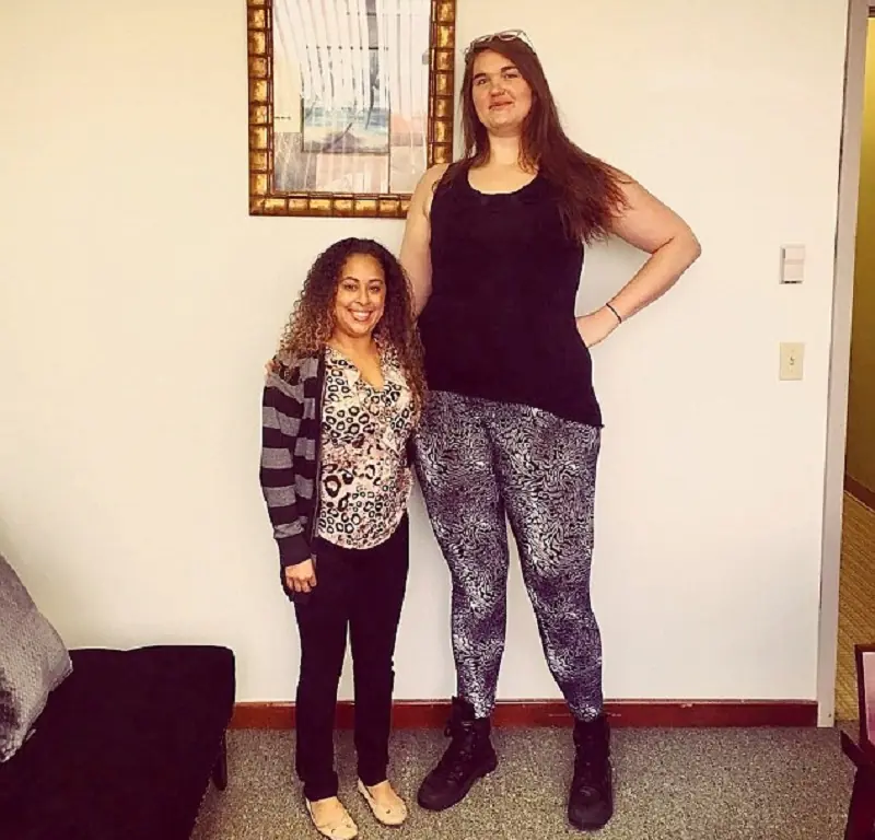 Se burlaban de ella, porque medía 190 cm a sus 12 años