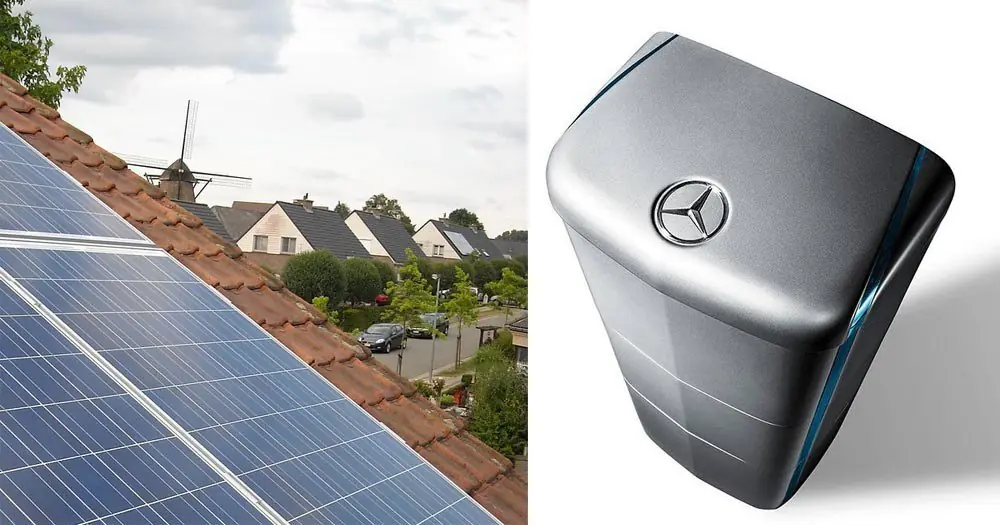 Mercedes vende baterías para almacenar energía solar