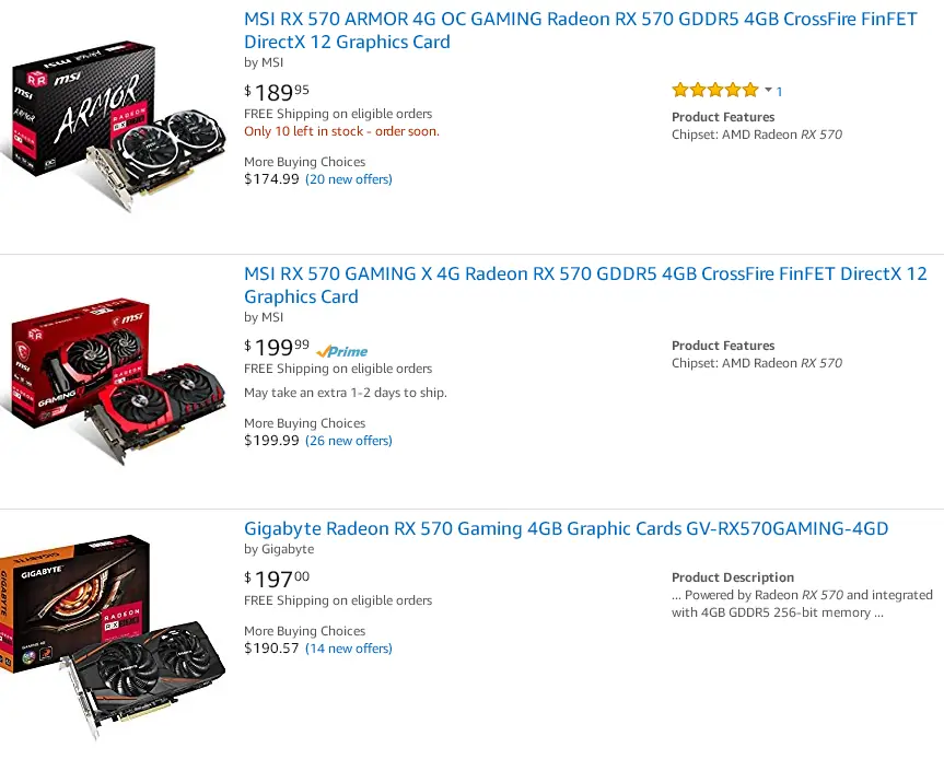 Llegan RX 570 y RX 580,MSI y Gigabyte haciendo de las suyas
