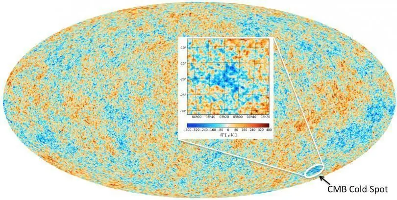 Un punto frío “exotico” en el Universo