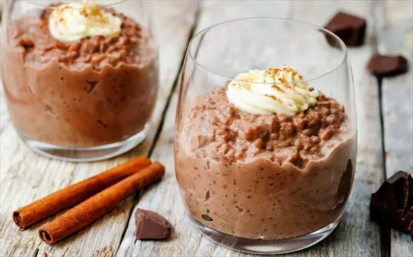 Prepara hoy un rico arroz con leche y chocolate