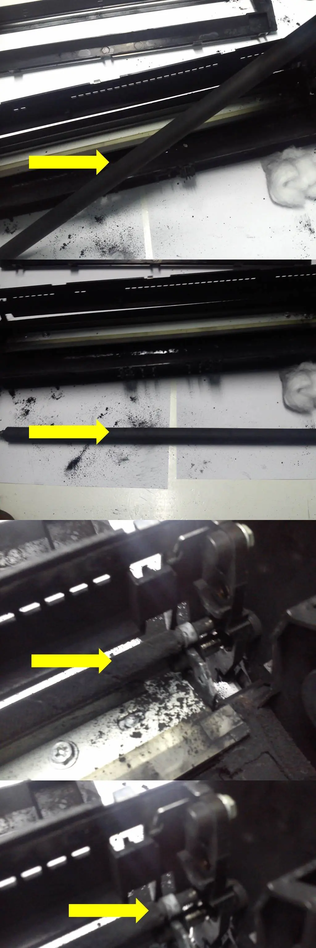 Limpieza de Cilindro y Cuchilla Ricoh 2035