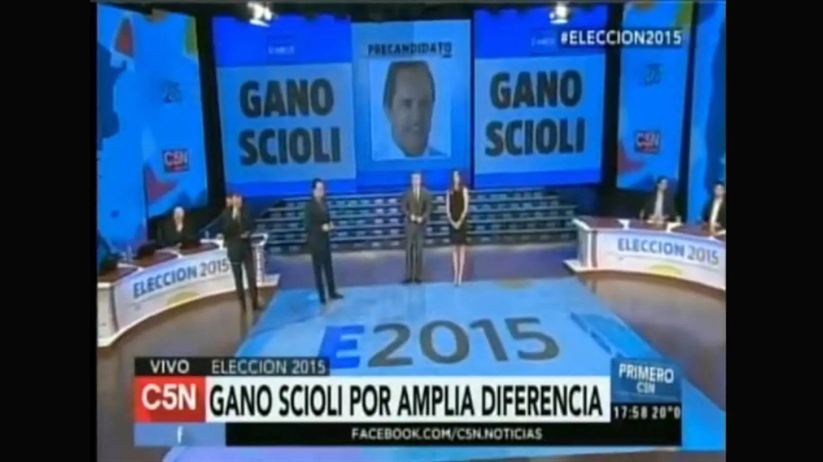 "Gano Scioli por amplia diferencia" y 23 pifias más de la TV