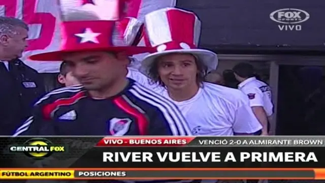 Fotos del ascenso de River + un gol de Iarley